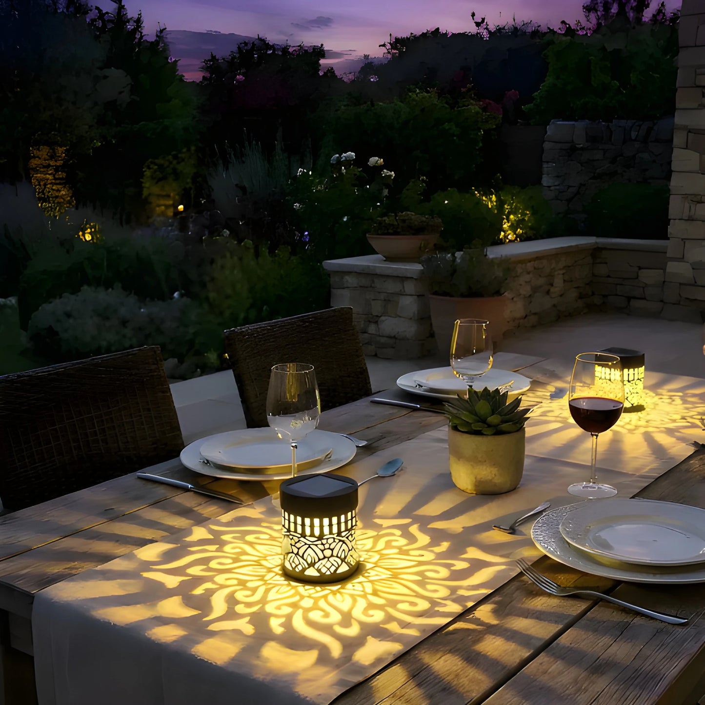 SolarGlow Bloom – Lampe Solaire Décorative Féerique