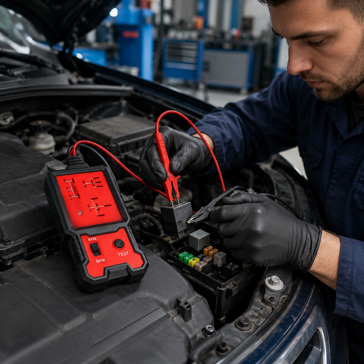 RelaiScan Pro™ – Testeur Intelligent de Relais Automobile