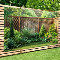 Clôture d’herbes aromatiques du jardin